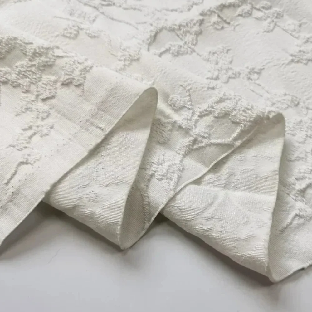 

Темная жаккардовая ткань, брендовая модная дизайнерская осень-зима для платьев, ветровка, ткань для шитья своими руками на метр, оптовая продажа материала