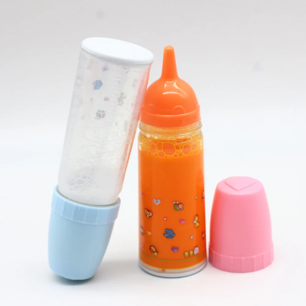 Cute Magic Baby Bottle Magic Tricks Milk Disappear Dolls Feeding Bottle Magic Props Kids Play House Toys Reborn Doll Accessories