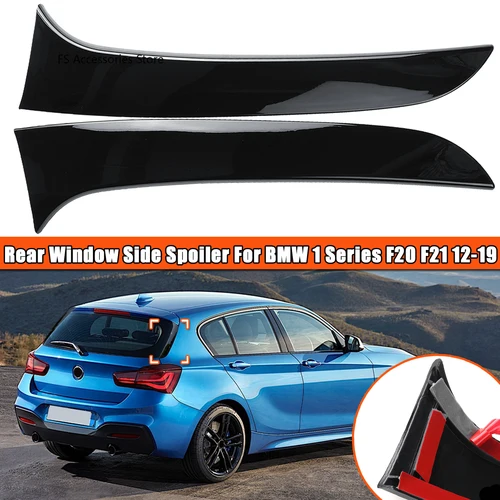 Par de alerones para ventana trasera de coche, difusor de maletero, alerón Canards para BMW Serie 1 F20 F21 116d 120i 118i M140i M135i 2012-2019