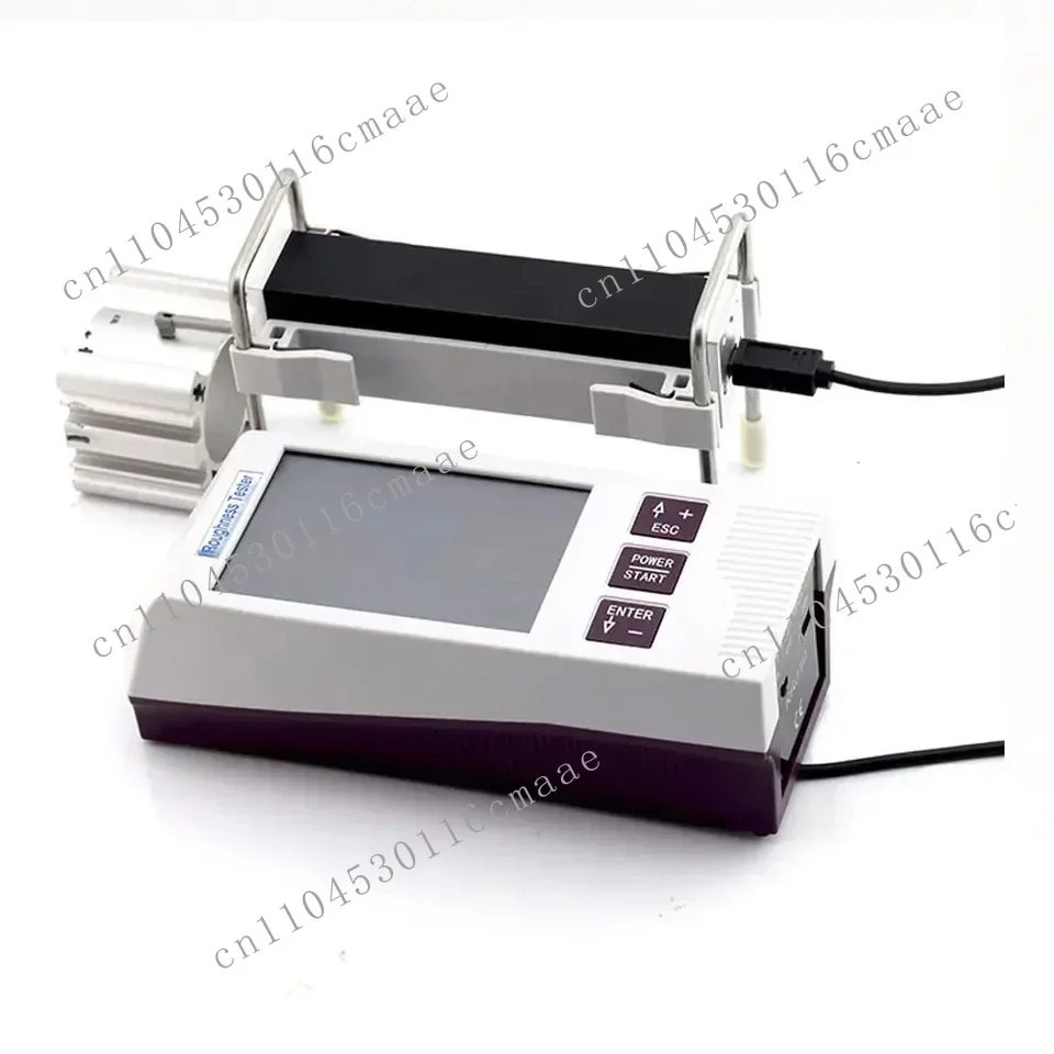 Portable digital metal surface roughness tester USB electronic 1 year for machine working battery/cable measurement