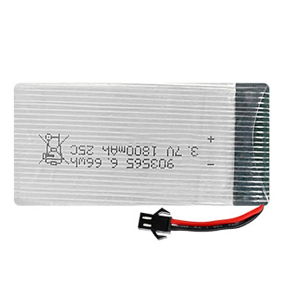 Rechargeable 3.7V 903565 20C 1800Mah Li-Polymer Li Battery For Acing Drones FPV Drone Sports Drones X5C SYMA X5