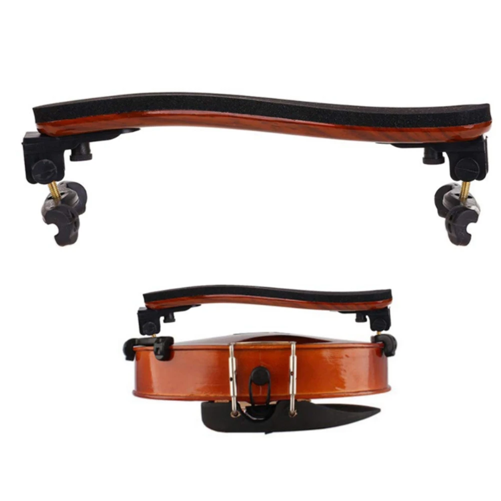 Soporte de hombro para violín profesional, accesorio ajustable de madera de Arce, 3/4, 4/4