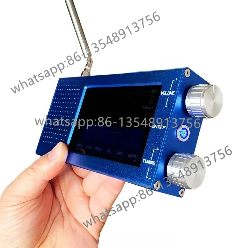 DSP V5 SDR Receiver 1.10D Integrated Firmware Portable SDR Radio Receiver 10kHz~ 250MHz/400MHz~ 2GHz Spot