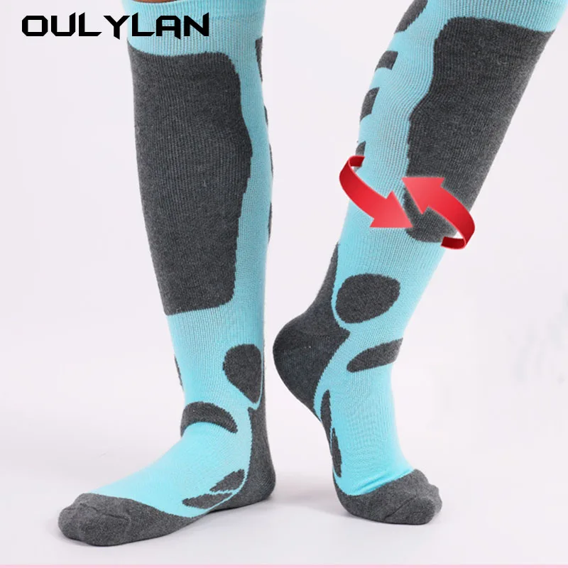 

Outdoor Sweat Absorbing, Anti Friction Socks, Warm, Odor Proof, Breathable Socks, Men's Skiing Socks, Long Tube Anti Slip Socks