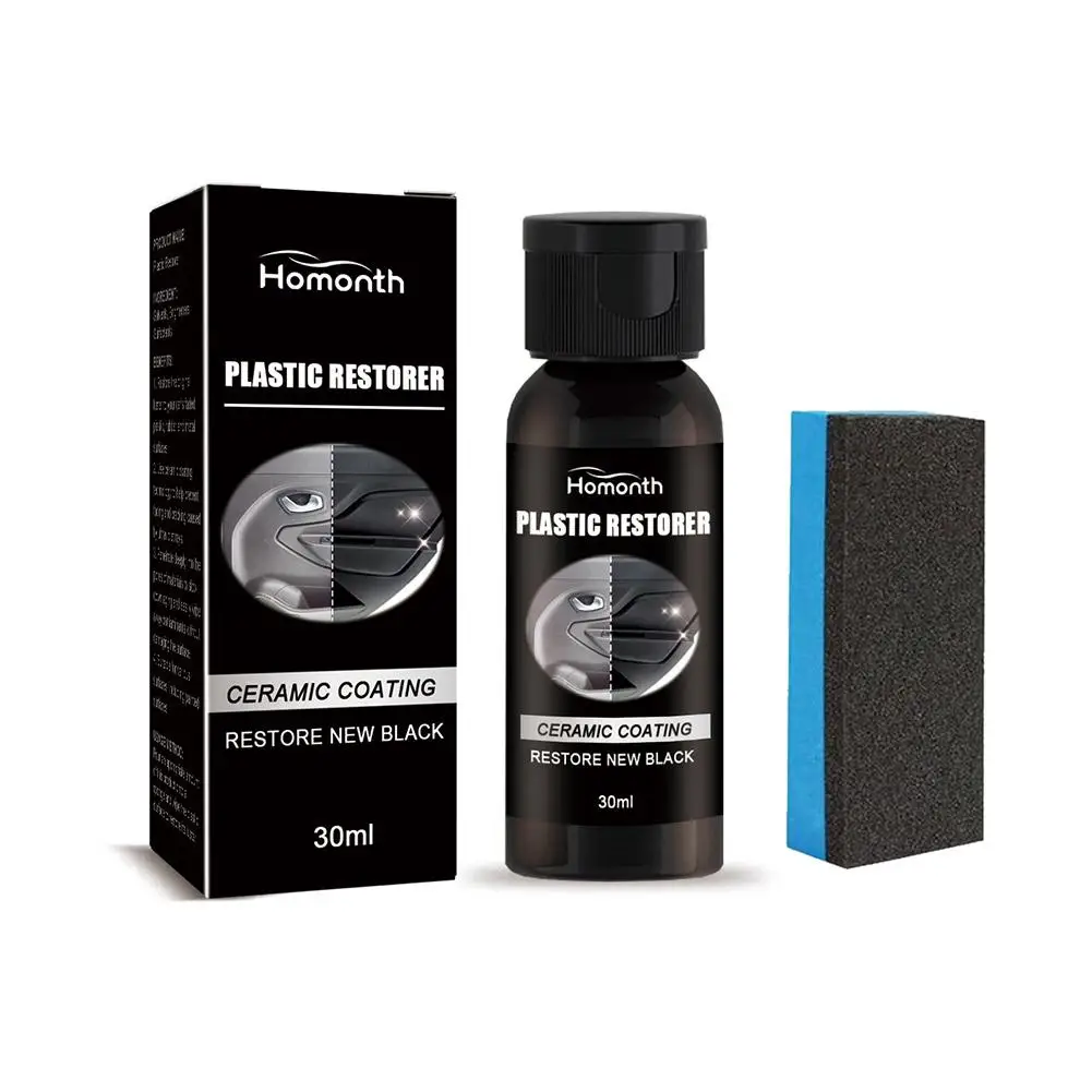 Restaurador de plástico do carro, Plástico Revitalizing Coating Agent para caminhão, Peças plásticas interiores Retreading Refurbish Agent, J6I7