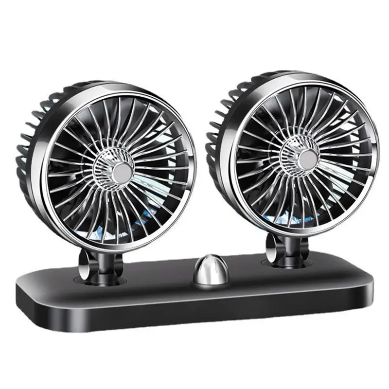 

Car Dashboard Fan 180-Degree Rotation Rechargeable Truck Dash Fan 12v/24v Portable Mute Operation USB Fan For Center Console