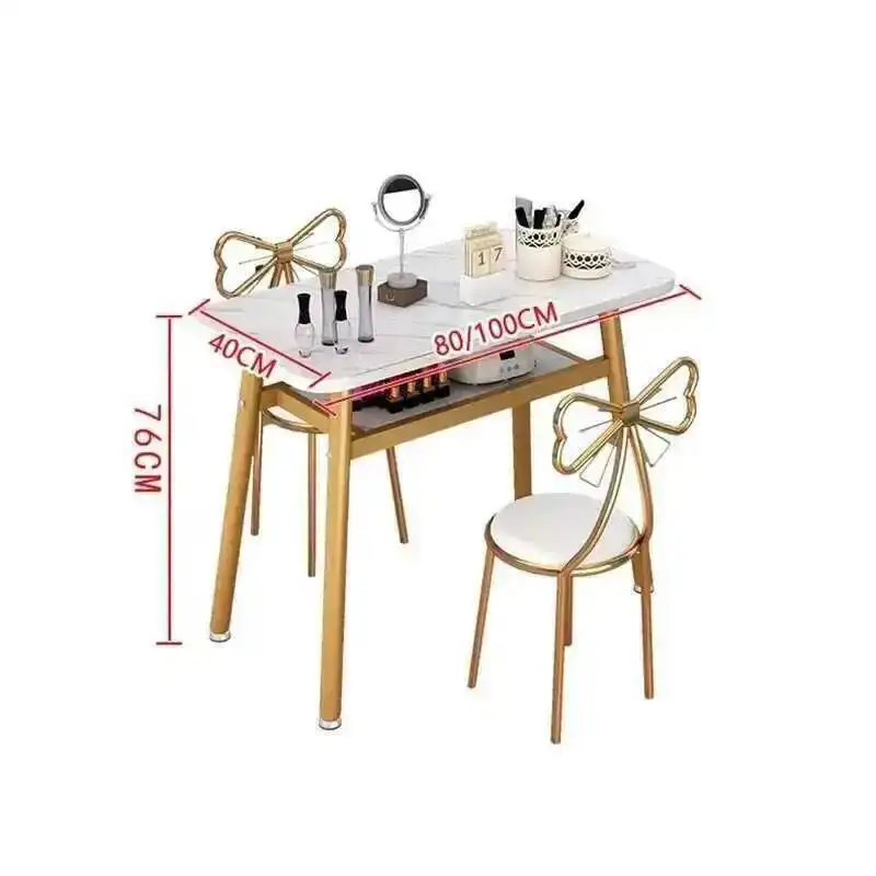 

Nordic Modern Simplicity Nail Table Professional Dressing Manicure Table Wood Tabletop Mesa De Manicure Salon Furniture WT