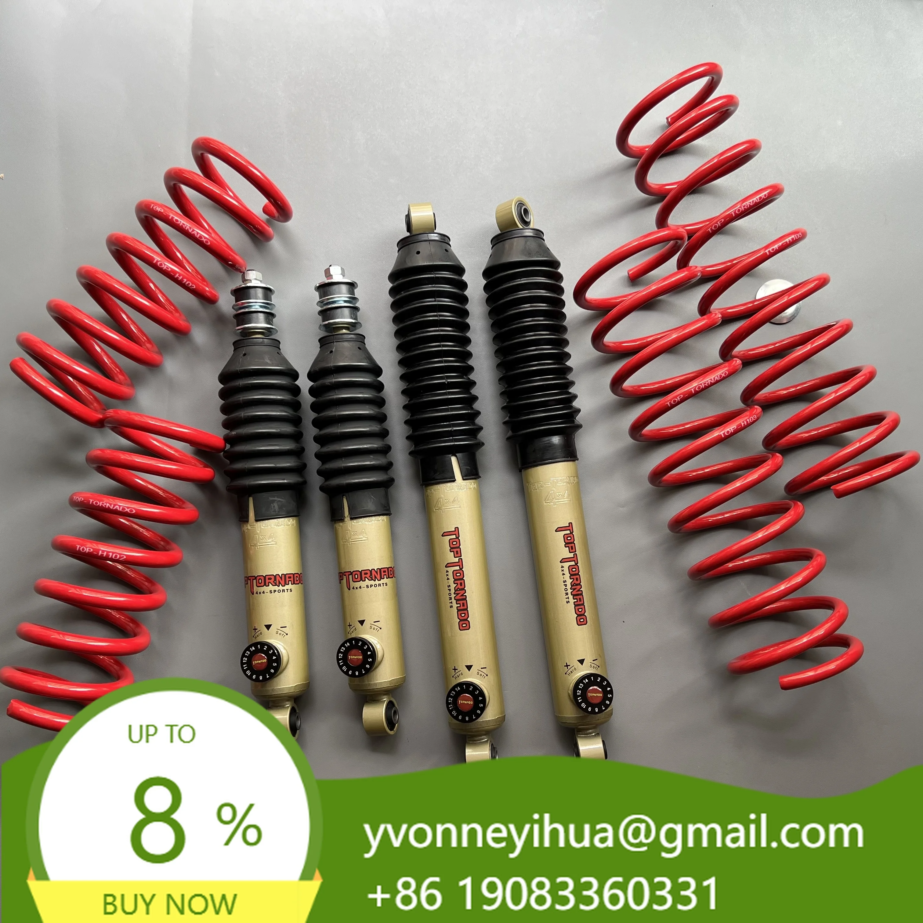 Off Road 2-inch Suspension Lift Kit Off Road 4X4 Adjustable Shock Absorber Spring Kit Suitable For Ladaniva