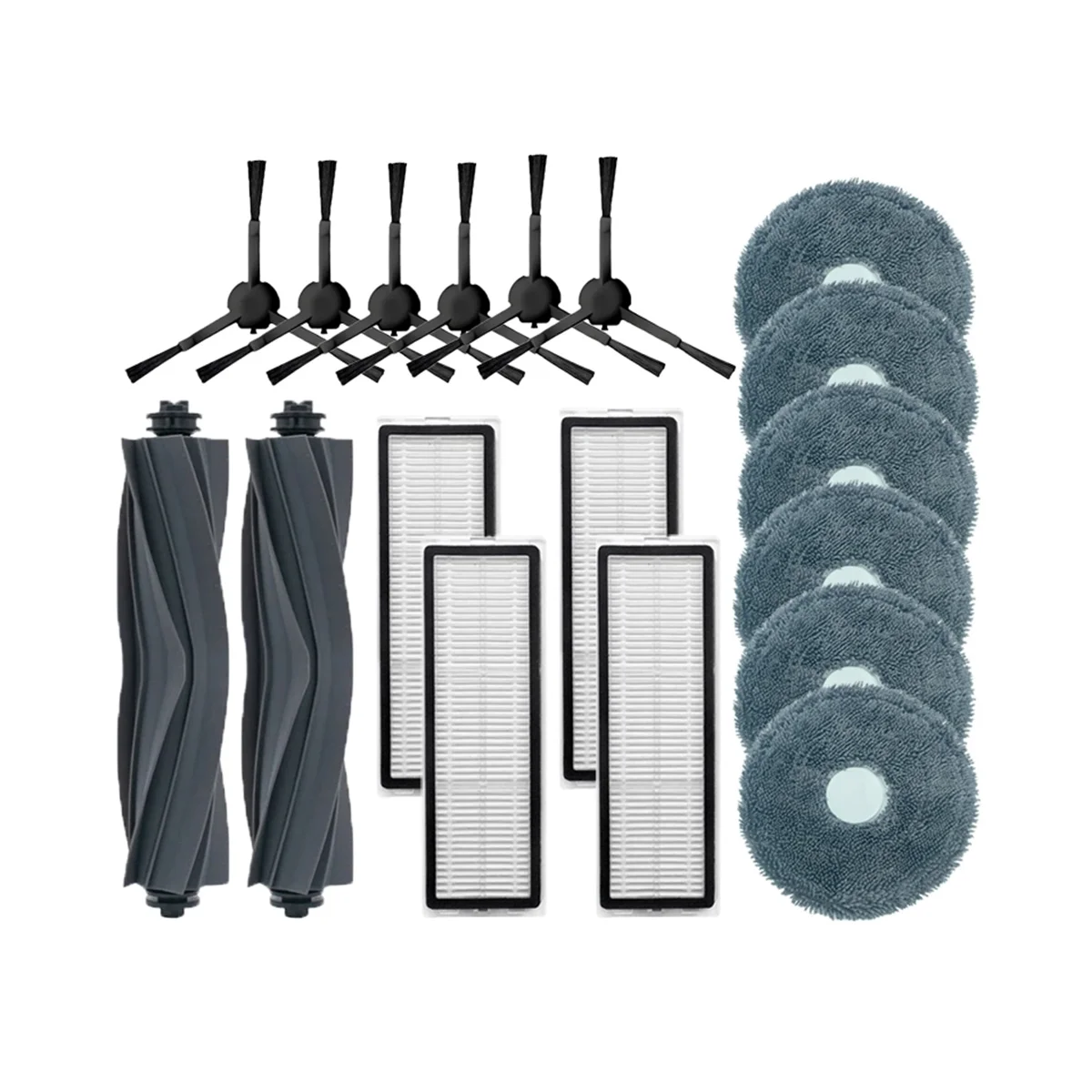 

Roller Side Brush HEPA Filter Mop Cloth Rags for L10S Pro/RLS6L/for S10+ Vacuum Cleaner Parts Accessories