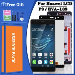 Test 5.2 inch For Huawei P9 LCD Display Touch Screen Digitizer For HuaweiP9 EVA-L09, EVA-L19, EVA-L29 With Frame