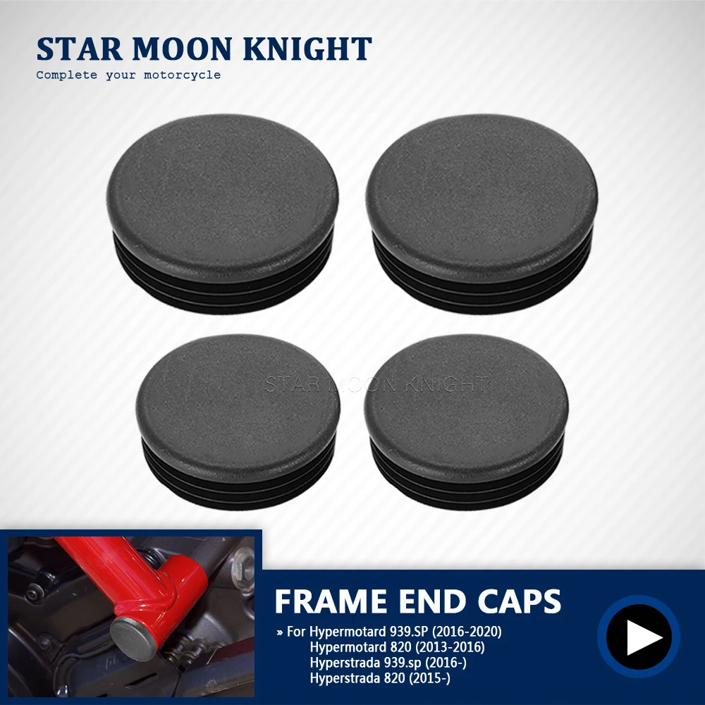 

Для Ducati Hypermotard 939 820 Hyperstrada 820 939 2016-концевые колпачки для рамы мотоцикла, декоративные колпачки для отверстий в раме