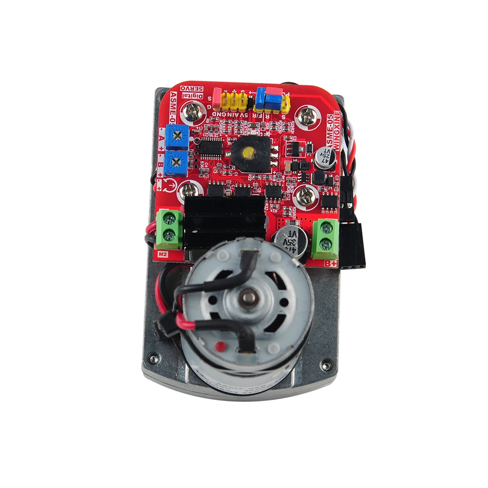 ASME-05B 380kg.cm Super High Torque Servo Alloy Servos Plus Enhanced Model for Robot Arm Valve Control Camera PTZ Control