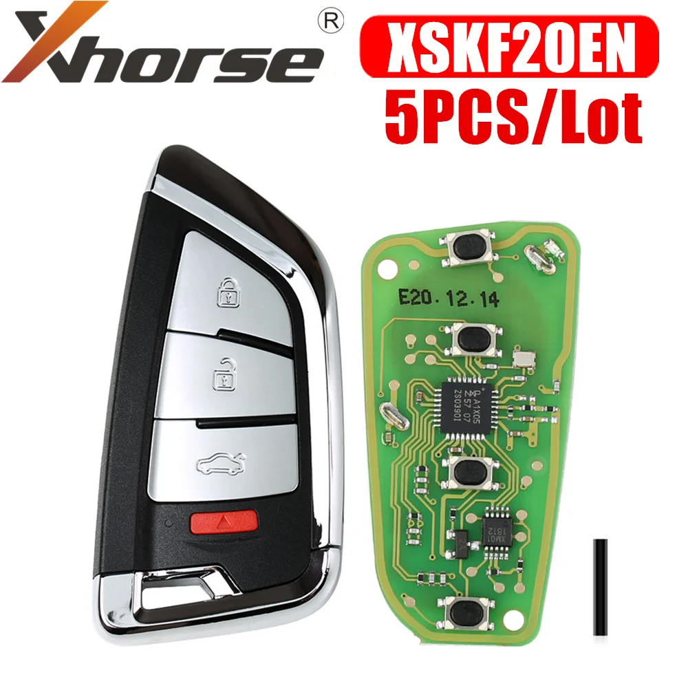 

Xhorse XSKF20EN Knife Style Universal Smart Remote With 4 Buttons 5PCS/Lot