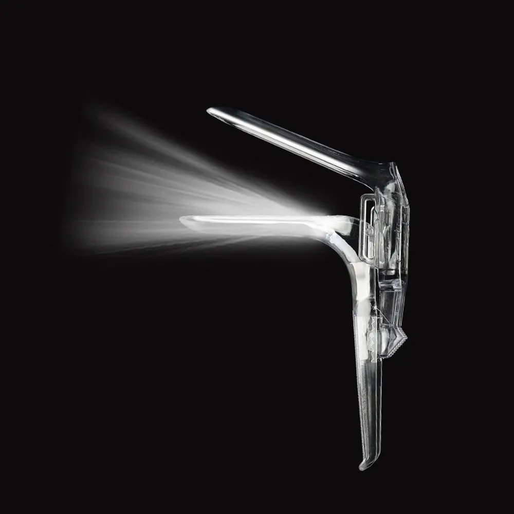 Clear Vagina Expansion Tool with Lights Medical Feminine Hygiene Genitals Anal Vaginal Dilator Colposcopy Speculum Tool