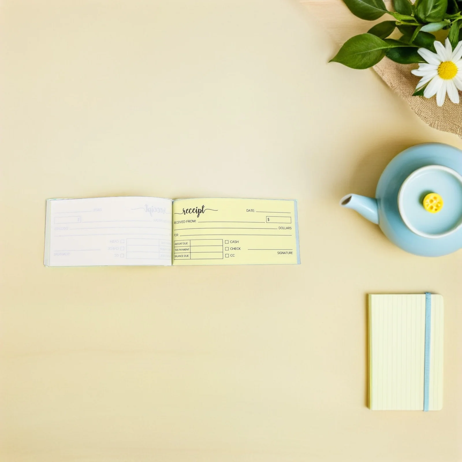 Rent Receipt Book Two Part Design Small Business Supplies Professional Order Management Invoice Receipt Book Money Rent Payment