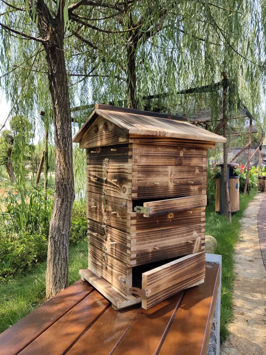 꿀벌 집 꿀벌 상자 나무 꿀벌 유지 장비 유지
