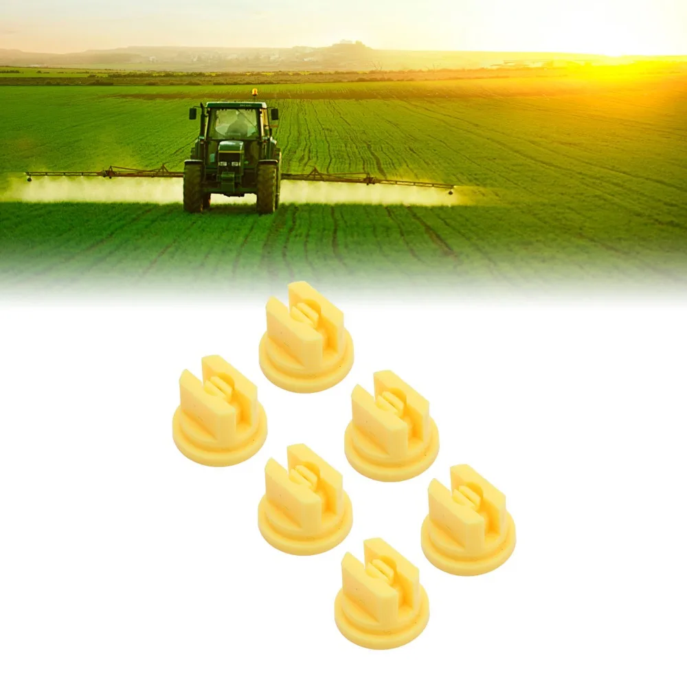 20 Pcs Uniform Spray Distribution Flat Fan Spray Tip Plastic Flat Fan Agricultural Spray Nozzle 110 Degree Sprayer Nozzle Tip