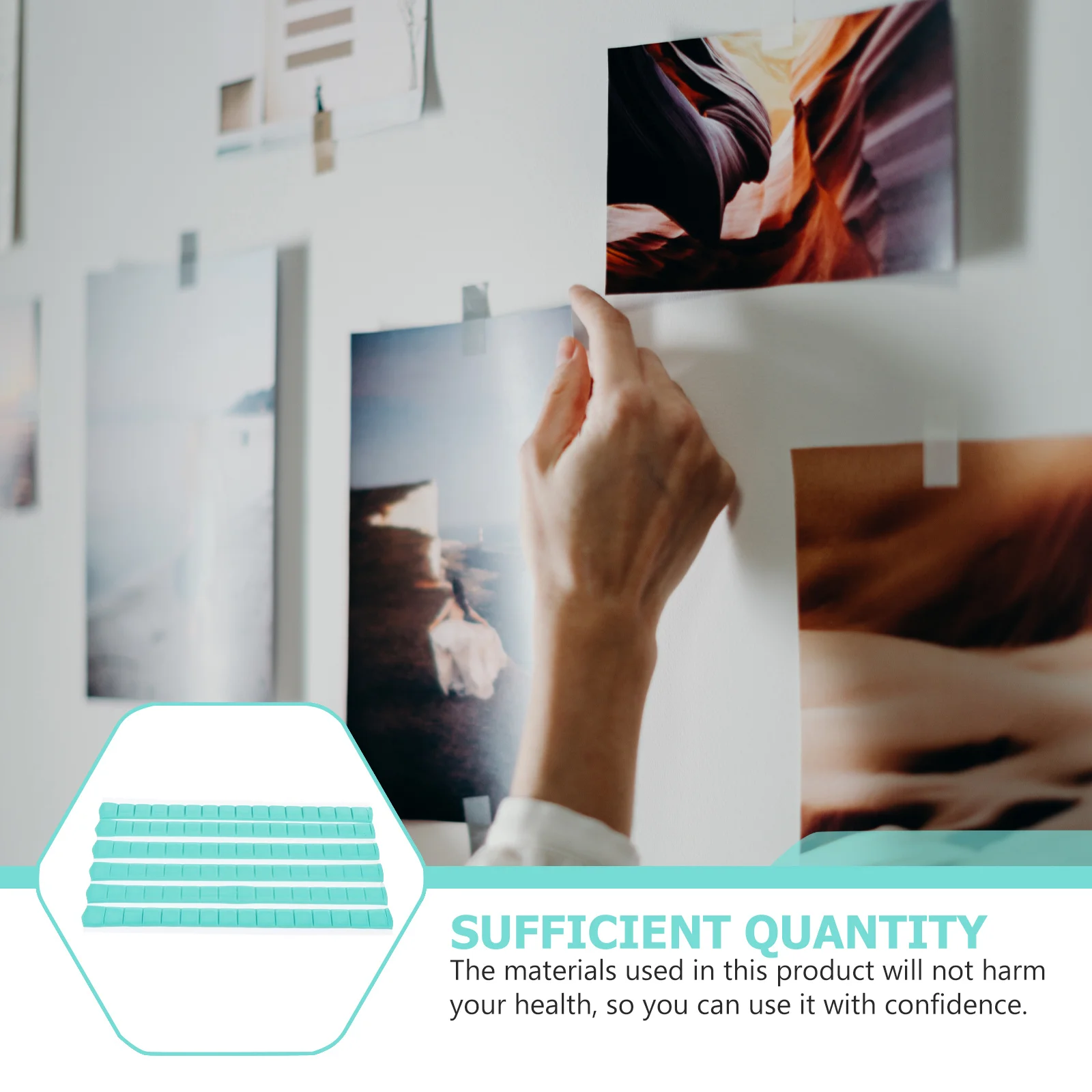 

1 шт., клей для фиксации фотографий, многоразовый формованный чистящий гель для наушников, электроника, трещины, плакат «сделай сам», немаркирующий клей