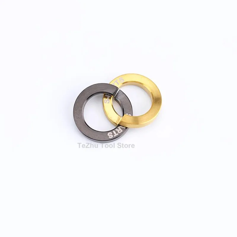 Guarnizione elastica M3 M4 M5 M6 M8 M10 M12 Rondella di bloccaggio a molla in titanio TC4 Guarnizioni a molla in lega di titanio per moto e auto