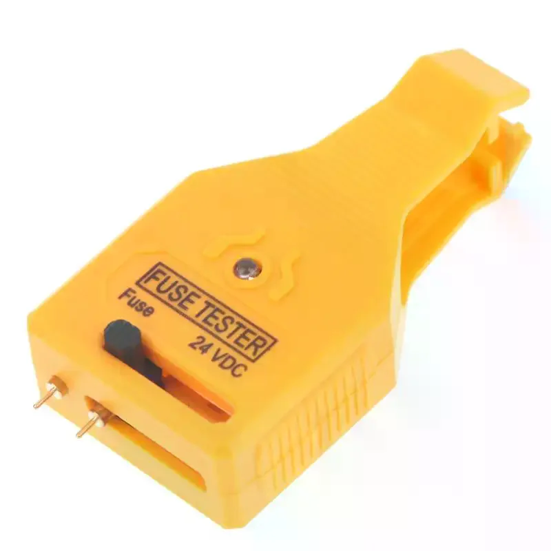 24V DC Car Fuse Checker 1Pcs LED Indicator Non Slip Grip Handheld Tool for Personal Car Daily Maintenance