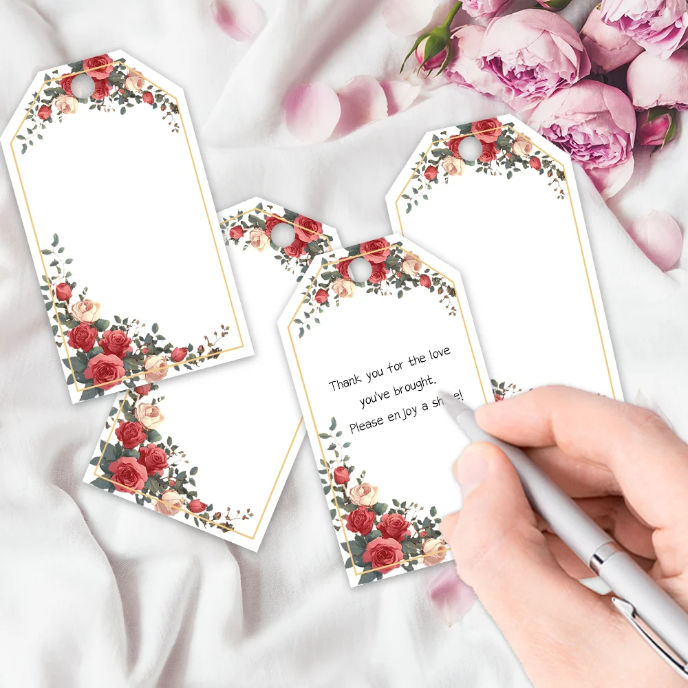 40個、クリスマスタグ、ギフトラベル、パーティーデコレーション、DIYカード、ホリデーホームデコレーション、グリーティングカード、パーティーカード、ギフト紐