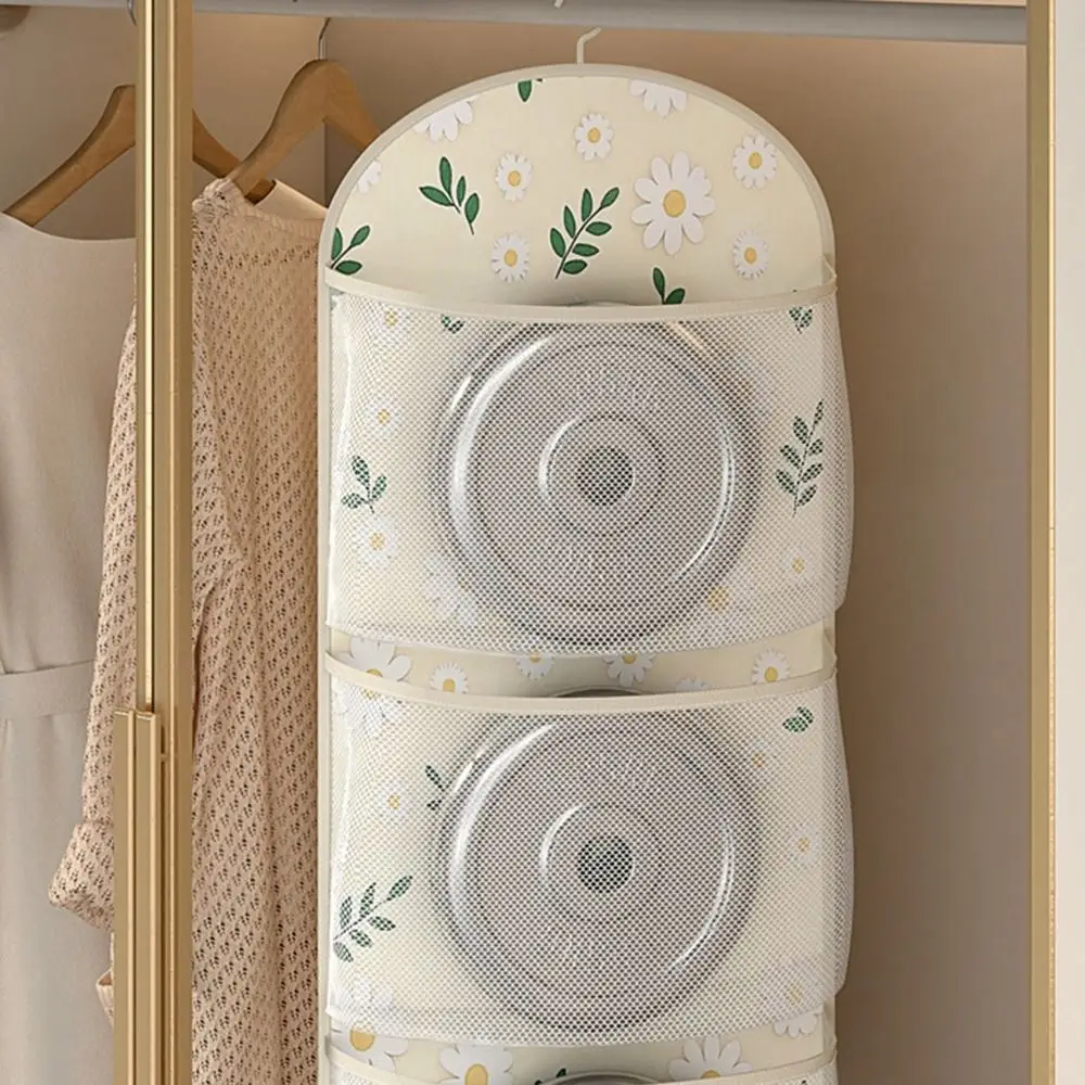 Large Capacity Storage Mesh Bag Reusable Garbage Bag Storage Artifact Sundry Mesh Bag Breathable Mesh With Clothes Hanger