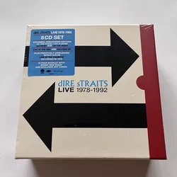 British Rock Band Music CD Rock Live Classic 8CD Collection Gift Box 1978-1991