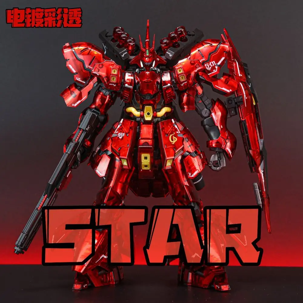 متوفر ستار نموذج Rg Sazabi لامع واضح طلاء التجمع نموذج أطقم Msn-04 1/144 عمل الشكل روبوت البلاستيك لعبة مجسمة هدية #4