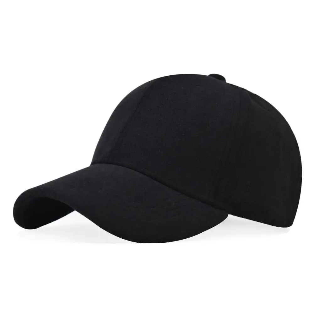 Lässige Wildleder-Baseballkappe, verstellbarer warmer Sonnenhut, atmungsaktiver Outdoor-Snapback-Hut für Männer und Frauen – Detail 2