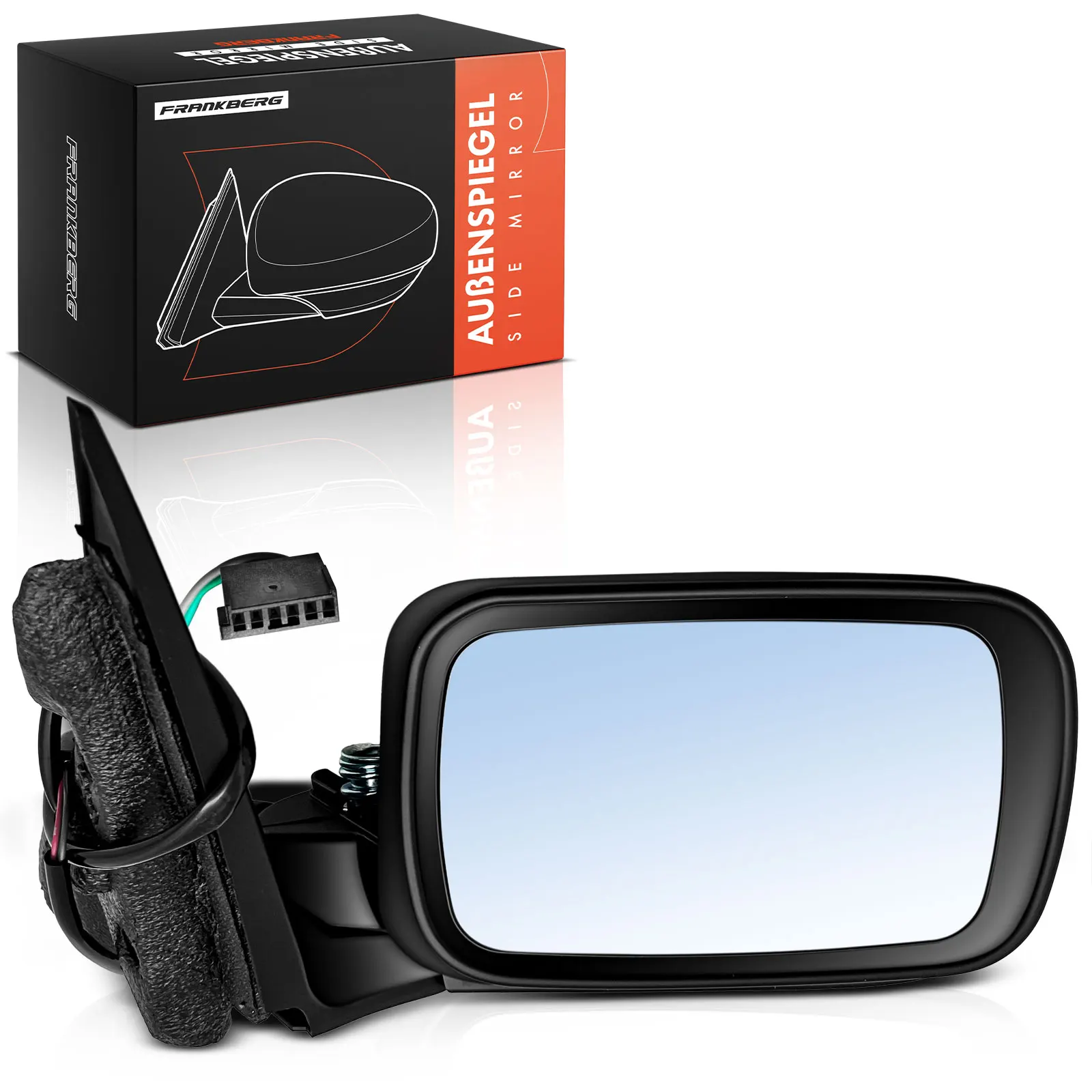 Frankberg 1x Buitenspiegel Rechts voor BMW 3 Serie 3 Serie Touring E46 1998-2005 51168238376 51168250436 51168245128