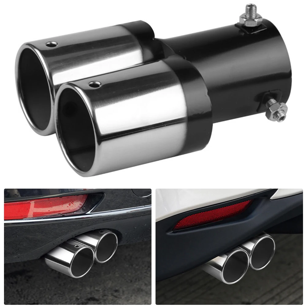 Auto Muffler Silencer Universal Sound Whistle Muffler Exhaust Pipe Repairing Parts Auto Accessories