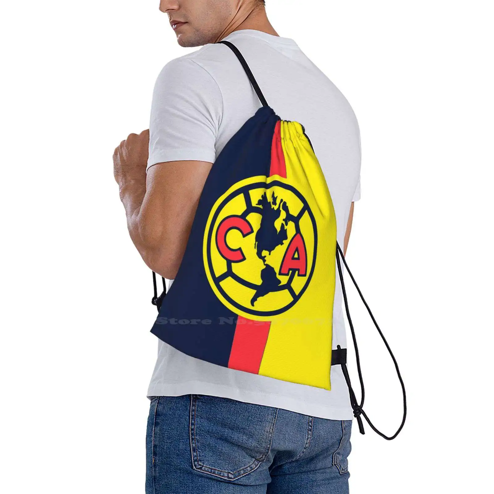 Club America Case Grote Capaciteit School Rugzak Laptop Tassen Mexico Voetbalclub Amerika Case Futbol America Aguilas America