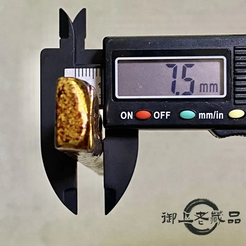 Folk Chen Erlang gilt shell pulp square Qing Dynasty