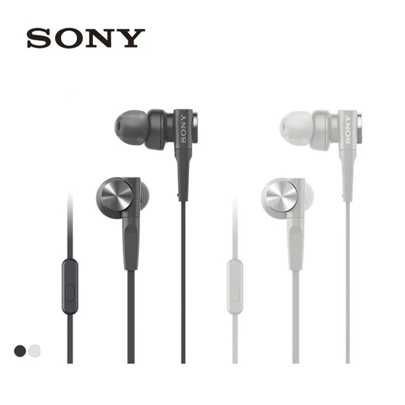 Sony MDRXB55AP Проводные наушники-вкладыши с дополнительными басами/гарнитура с микрофоном для телефонных звонков Спортивные наушники