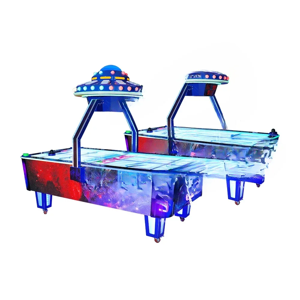 Indoor Amusement Park 2 Players Battle Sport Arcade Air Hockey Machine Adults Kid Air Hockey Table With Electronic Scorer