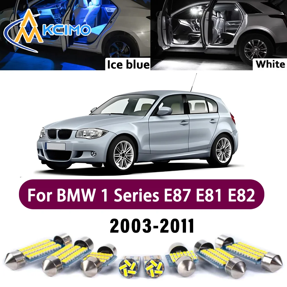 

LED Canbus Interior Reading Dome Vanity Mirror Light Kit For BMW 1 Series E87 E81 E82 2003-2011 Premium Easy Install Lights