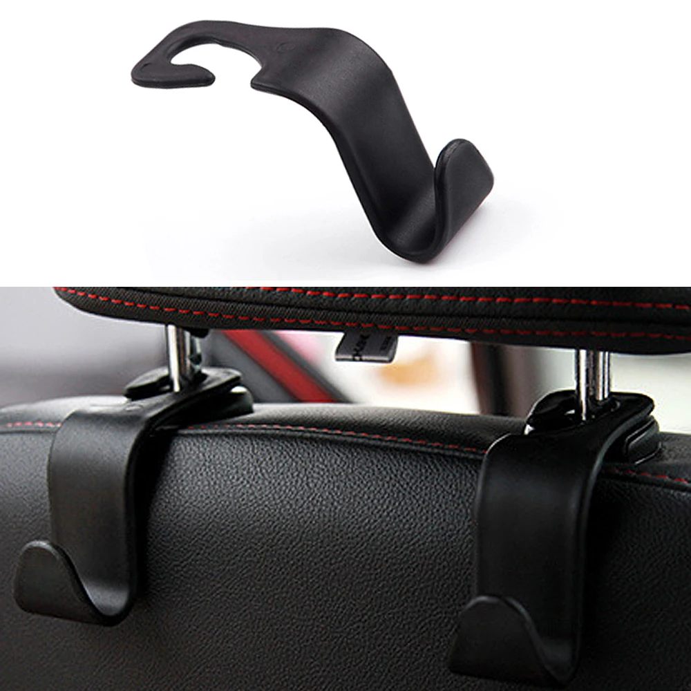Car Seat Headrest Hook Auto Rear Organizer Hanger Storage For Car Roof Box Tesla Haval F7 Dodge Nitro Ford Focus Mk2