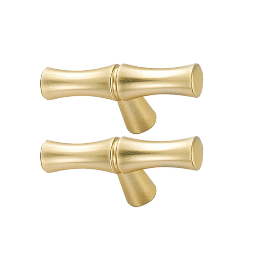 2pcs Bamboo Shape Cabinet Handles Pulls Zinc alloy Drawer Cupboard Wardrobe Closet Knob Decorative Furniture Handles Hardware