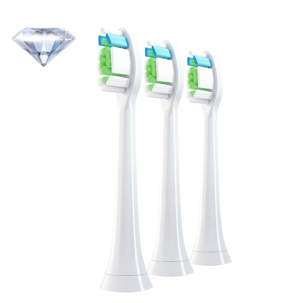4 Pcs/Pack Replacement Toothbrush Heads For Philips Sonicare Diamond Clean HX9362/9332/9312