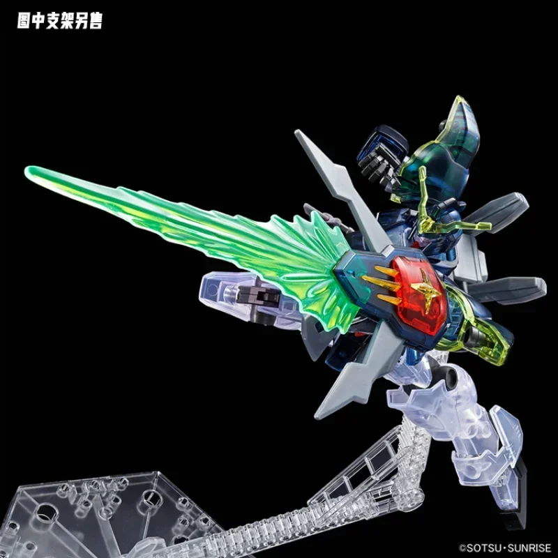 Bandai Original Gundam Model Kit Anime Figure HG XXXG-01D DEATHSGYTHE CLEAR COLOR Action Figures Toys Gifts for Children