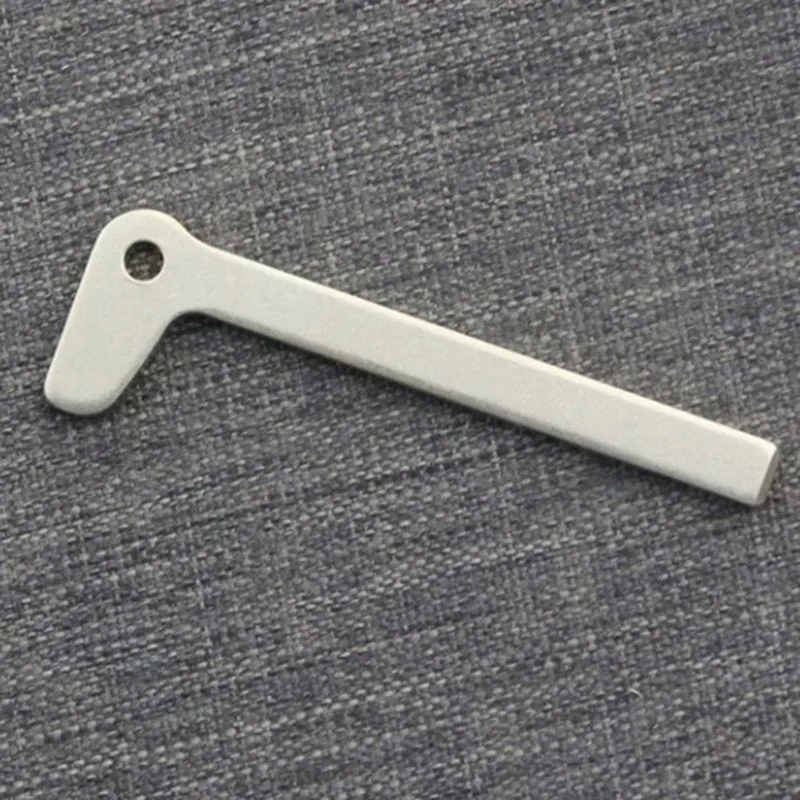 Super Sale 10PCS Emergency Uncut Insert Blank Key Blade HU100R G Plate for BMW X7 Smart Card Spare Key