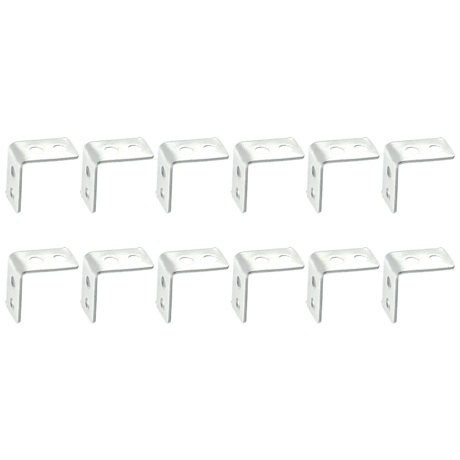 Useful Right Angle Code Wall Bracket Drawer Iron Kitchen L-shaped Small 12PCS 15*25*25mm Bookshelf Braces Corner