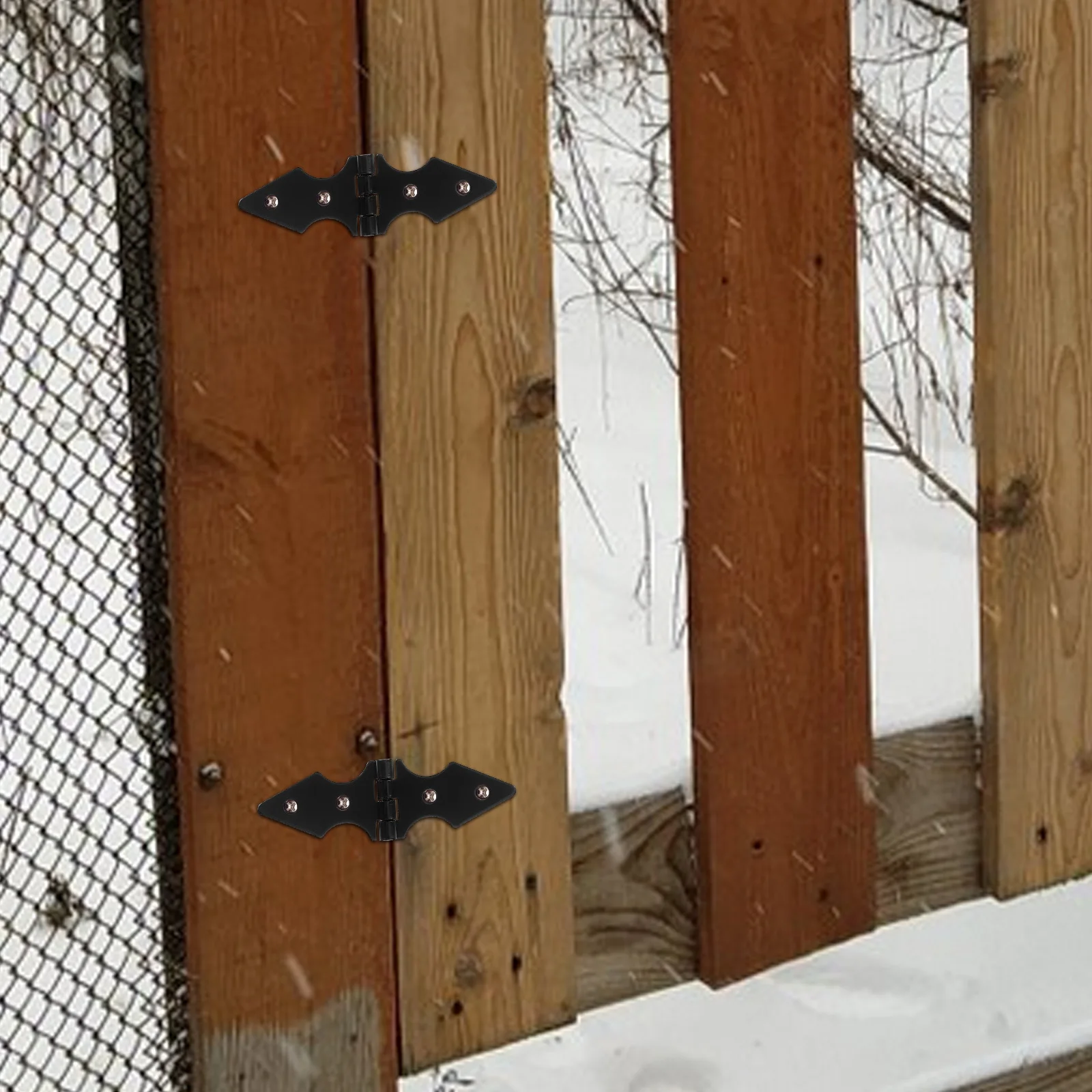 

10Pcs Durable Iron Fence Hinge Replacement Heavy Duty Design for Garden Gates Stylish and Long-Lasting Hinges for Fence Gates