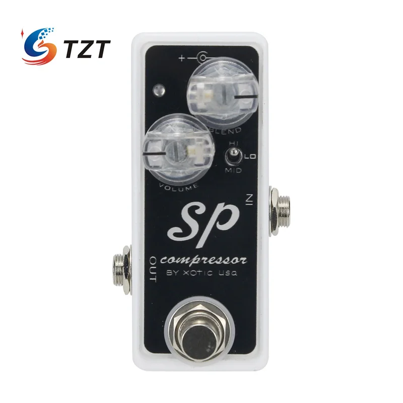 TZT LYROK Effect Multi-Mode Mini Compressor Guitar Pedal Replacement For SP Compressor