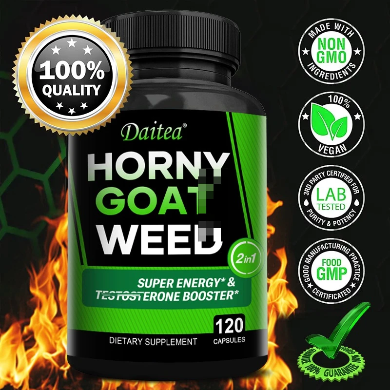

Men's Capsules 5050 mg - Contains Maca Root Extract - Maximum Potency 120 Capsules Supplement
