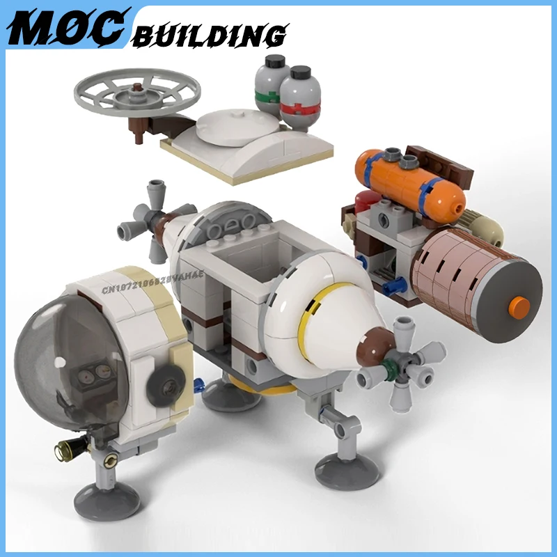 

MOC Building Blocks Classic Game Series Space Ship Model DIY Assemble Bricks Creative Toys Collection Display Christmas Gifts