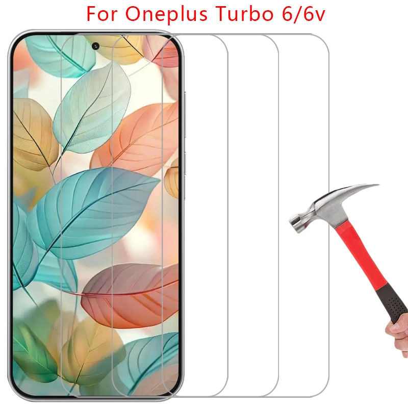 Funda de vidrio templado para OnePlus Turbo 6 6V, cubierta trasera 360 para Turbo 6 Turbo6V 6 V V6 5G, funda para OnePlus Turbo 6