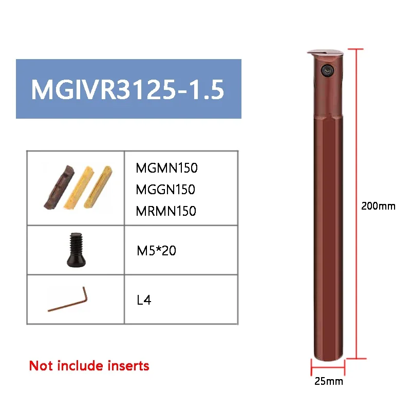 

Original MGIVR MGIVR2016-1.5 MGIVR2520-1.5 16mm 20mm 25mm 2016 2520 3125 3725 Internal CNC -2 -2.5 -3 -4
