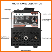 2in1 MIG MMA Welders Carbon Dioxide Gases-Shielded and Manual Welding Multipurpose IGBT Direct Current Inverter Welders