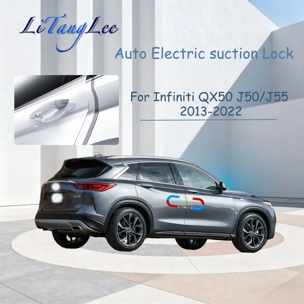

Для Infiniti QX50 J50/J55 2013-2022 ​ ​ Автомобильная дверная защелка с плавным закрыванием (с приводом блокировки прохода) — бесшумный доводчик с электрическим всасыванием